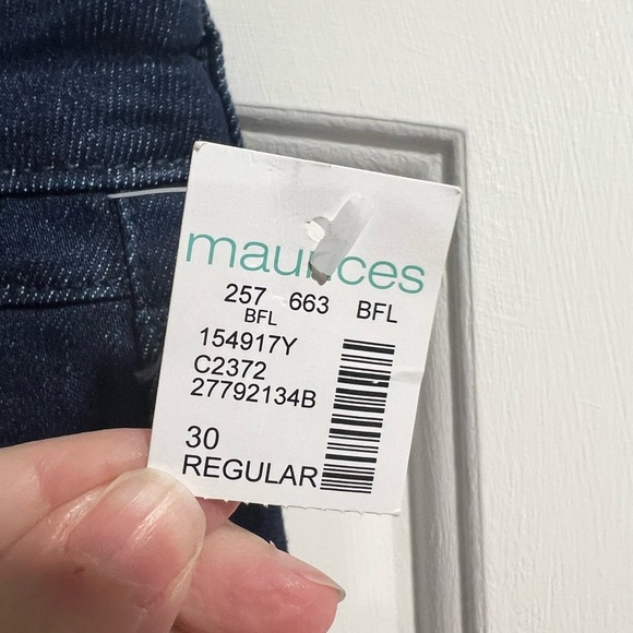 New‎ NWT KanCan 30x29 jeans mid rise skinny dark wash - Picture 3 of 12